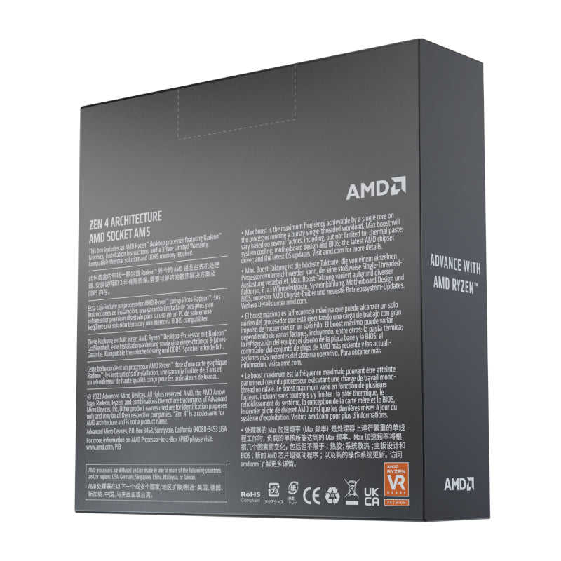 AMD RYZEN 5 7600X 6-Core 4.7GHz AM5 CPU-3