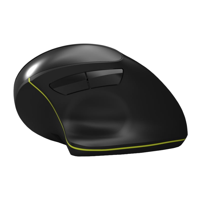 Port Connect Wireless Rechargeable Ergonoc Mouse Bluetooth
- Black-4