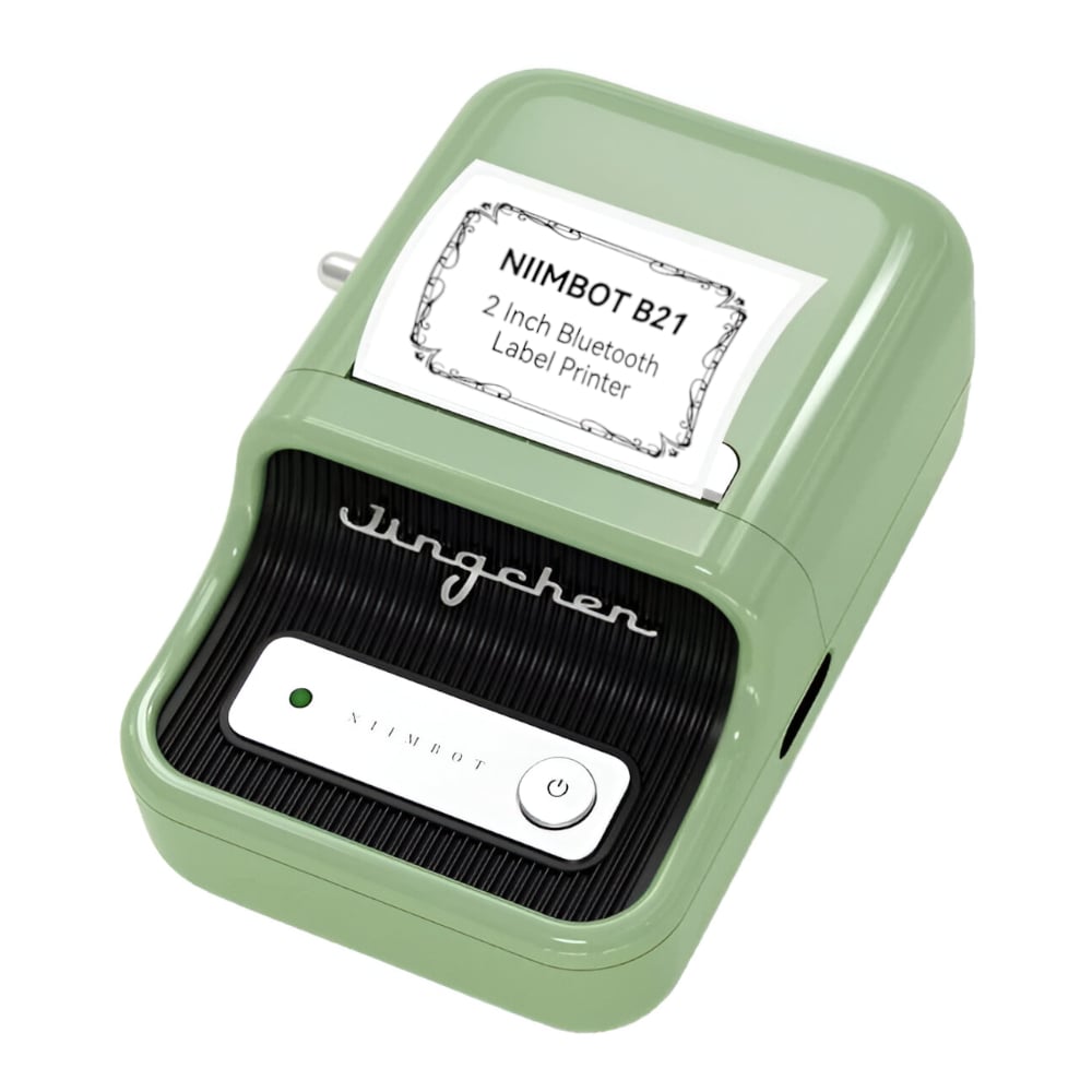 Niimbot B21 Portable Thermal Label Printer - Green-0