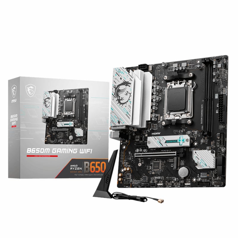 MSI B650M GAMING WIFI AMD AM5 mATX Gaming Motherboard-0