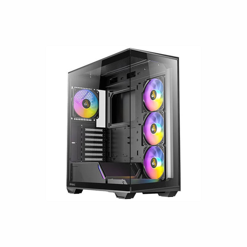 Antec C3 ARGB ATX | Micro-ATX | ITX ARGB Mid-Tower Gaming Chassis - Black-0