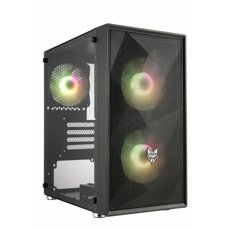 FSP CST130A Micro-ATX
Gaming Chassis - Black-7