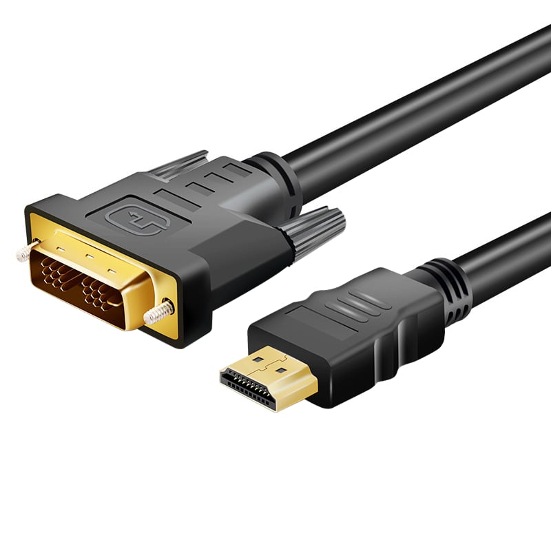 Gizzu 1080P HDMI to DVI-D Cable 1.8m Poly-0