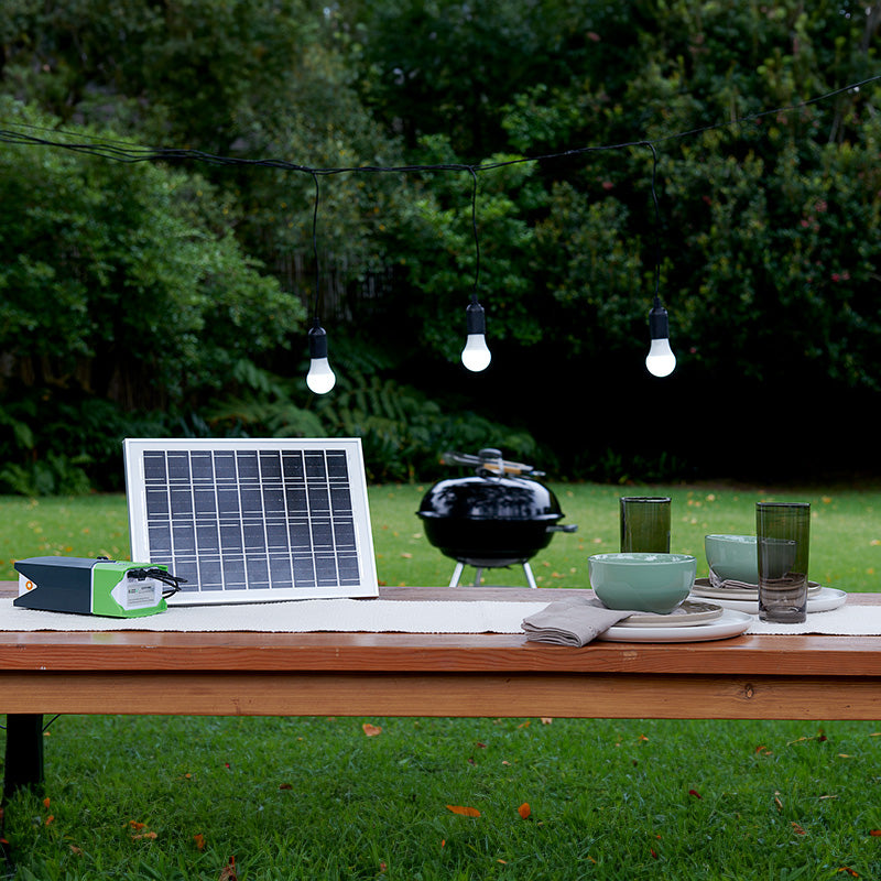 GIZZU 10W Solar Panel Lighting Kit-5