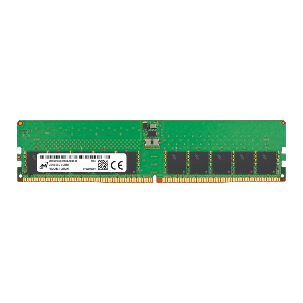 Micron MTC20C2085S1EC48BA1R 32GB 4800MHz DDR5 ECC CL40 UDIMM Memory-0