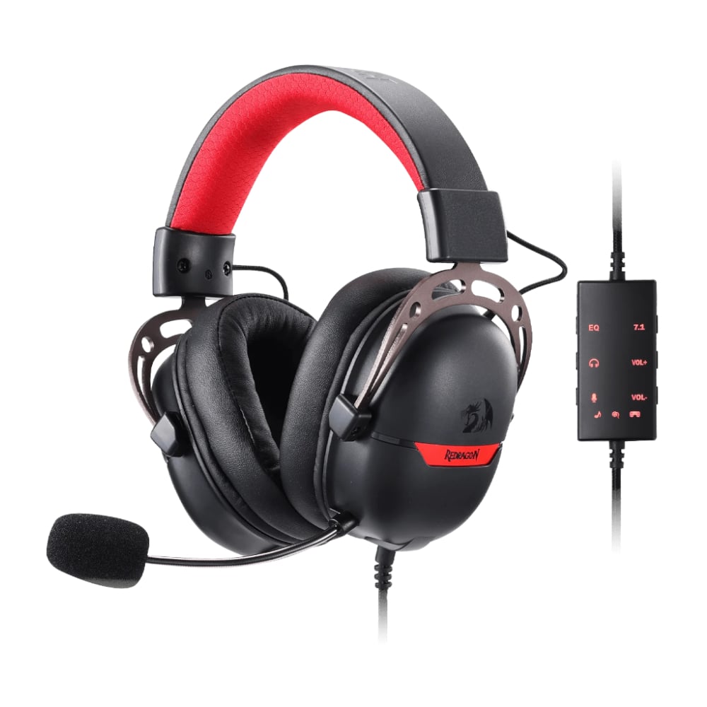 REDRAGON Over-Ear AURORA Gaming Headset - Black-0