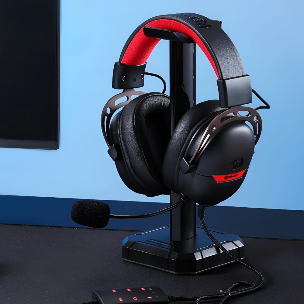 REDRAGON Over-Ear AURORA Gaming Headset - Black-1