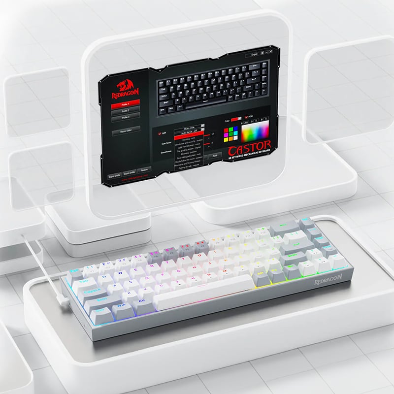 REDRAGON MECHANICAL Caster Wired Gaming Keyboard-3